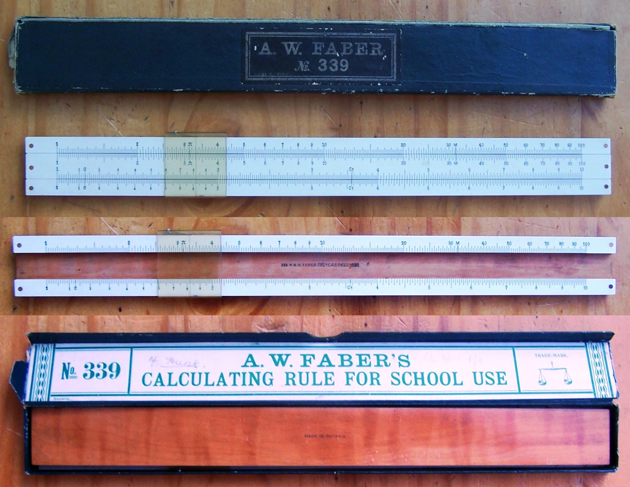 Faber Slide Rules